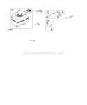 Air Cleaner Fuel Tank Diagram and Parts List for 126412-0216-E1  Briggs and Stratton Engine